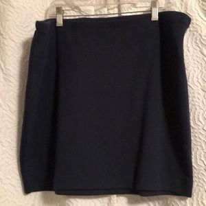 Navy casual skirt